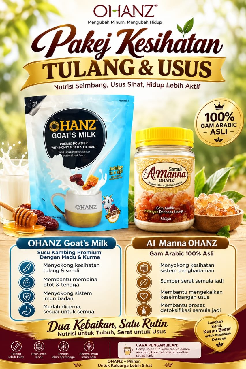Pakej Kesihatan Tulang Dan Usus
